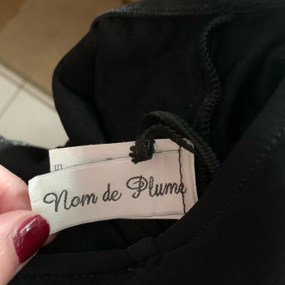 Reduced! Worn once! Long black and gold evening gown - Picture 6 of 7